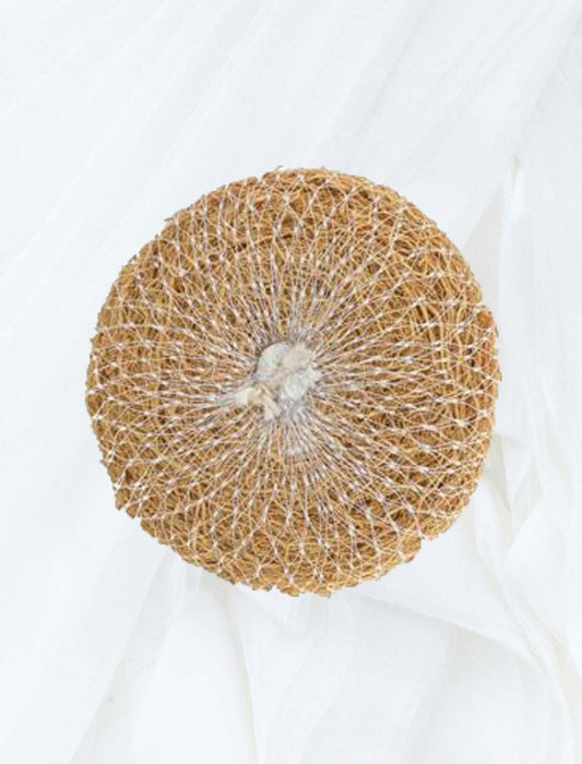 Vetiver bath scrubber